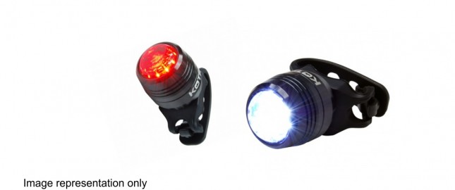 USB rechargeable bike lights